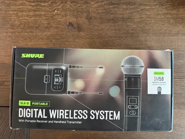 Shure SLXD25/SM58 Portable Digital Wireless Handheld System