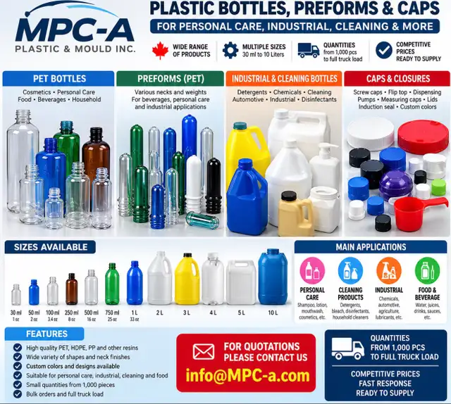BOTTLES CONTAINERS