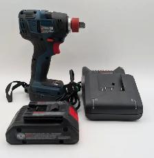 (B7074) Bosch GDX18V-1800C Cordless 2-in-1 Impact Driver and...