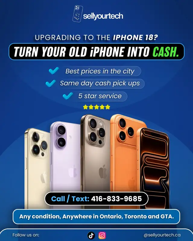 SELL YOUR OLD PHONE NOW