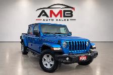 2021 Jeep Gladiator Sport, 4x4, Camera, CarPlay, Removable Top,