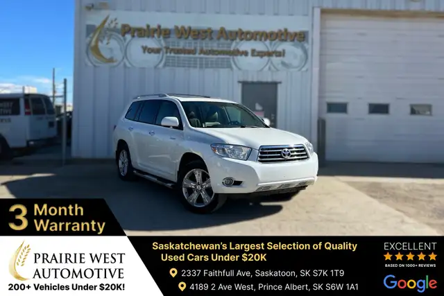 2008 Toyota Highlander Limited AWD 7 Passenger | Remote Start |