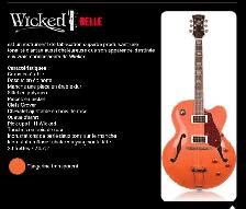Belle guitare Hollow body Wicked 450$ - Photo 4