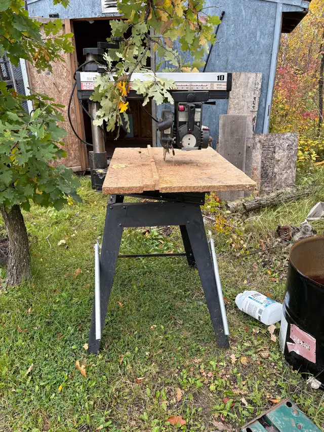 10" radial arm saw