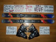 Ensembles kit de ski alpin et twin tip 130 135 140 cm - Photo 10