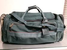 SAC À VOYAGE ATLANTIQUE VERT, 1 PIED HAUT 2 PIEDS LARGE: $20.00 - Photo 3