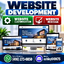 WEBSITE DEVELOPMENT, WEBSITE CUSTOMISATION, WEBSITE REDESIGN