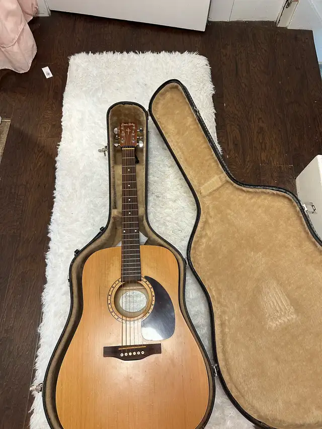 Simon & Patrick  Acoustic Guitar w/ Hard case