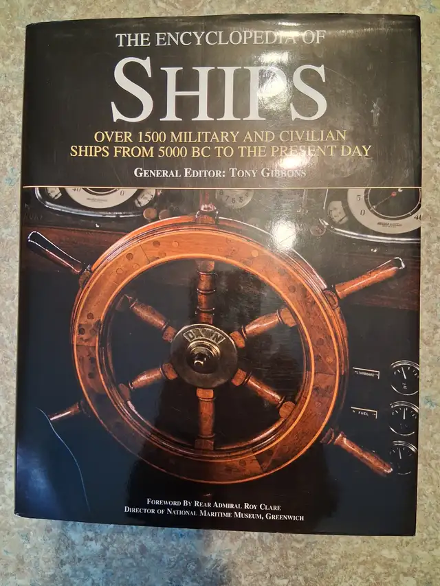 THE ENCYCLOPEDIA OF SHIPS - TONY GIBBONS - EDITOR