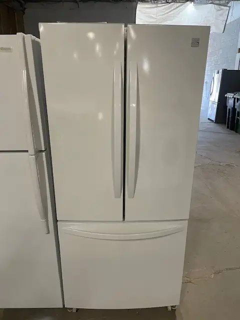 Réfrigérateur blanc 30'' portes françaises Kenmore