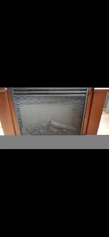 Electric fireplace like new with remote for sale - Photo 5
