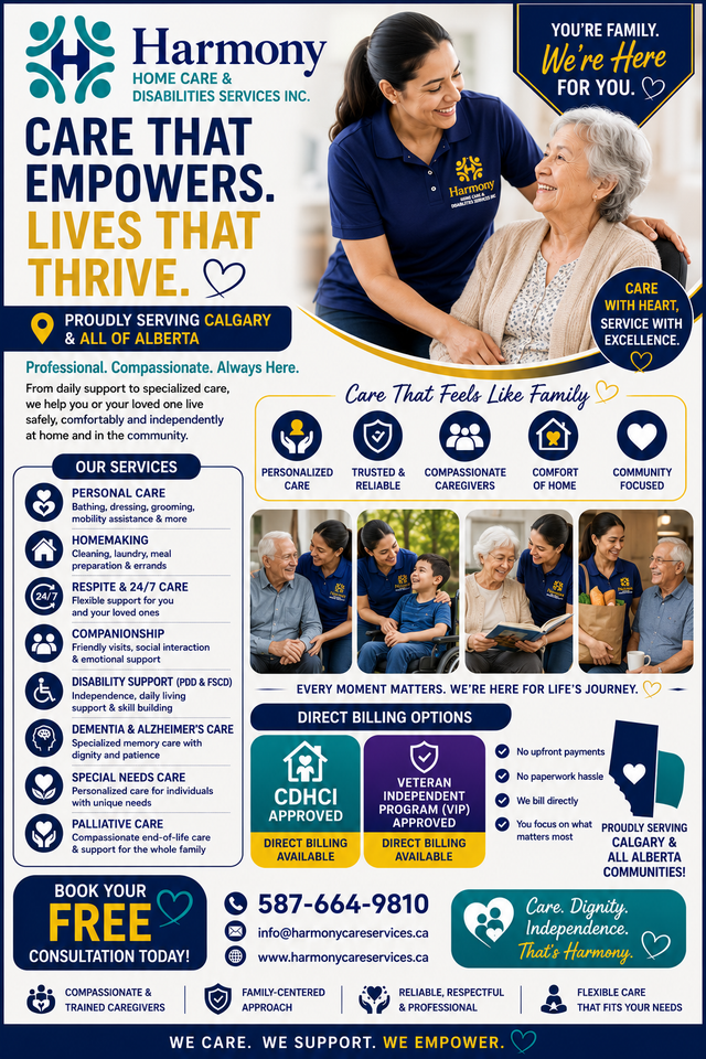 Harmony Homecare and Disabilities Services Inc