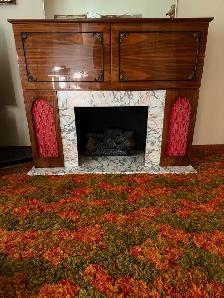 Koronette Stereo/Bar/Faux Fireplace