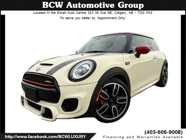 2021 MINI 3 Door John Cooper Works Rare Manual Low Km Certified