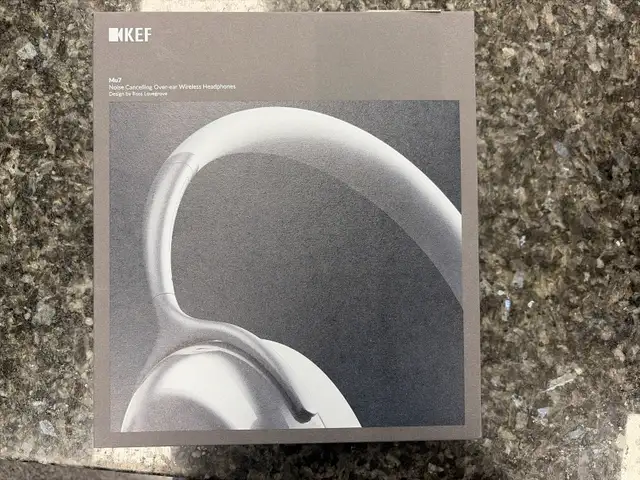 KEF Mu7 Noise Cancelling Over-ear Wireless Headphones