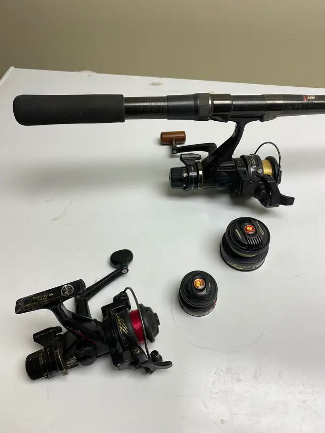 Vintage Shimano Speedmaster Fishjng Rod & Reel combo & 2nd reel