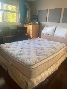 FREE.. Mattress Queen size Pillowtop Beautyrest-Palladium. Heavy