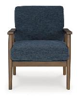 New Bixler Navy Accent Chair - Photo 3