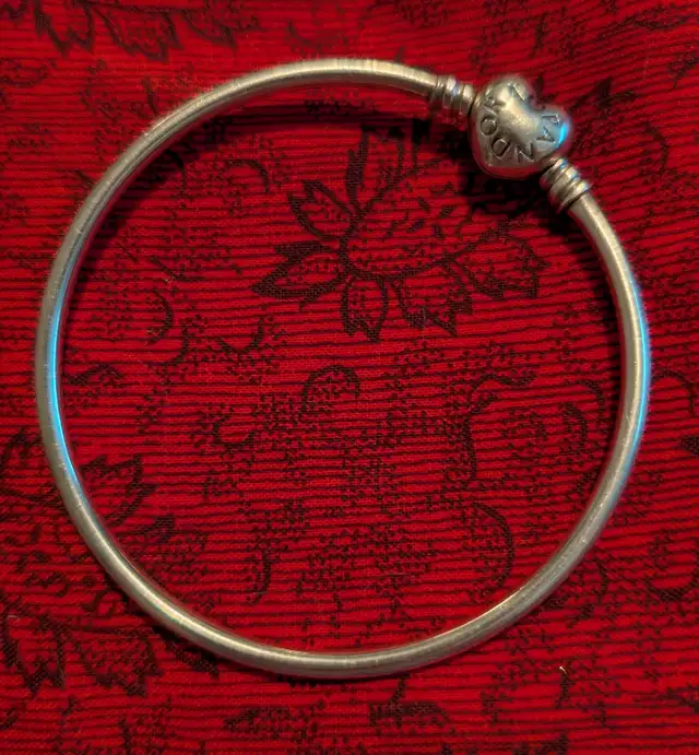 Authentic Stamped Pandora Sterling Silver 925 Charm Bracelet