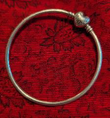Authentic Stamped Pandora Sterling Silver 925 Charm Bracelet