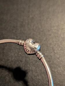 Authentic Stamped Pandora Sterling Silver 925 Charm Bracelet - Photo 2