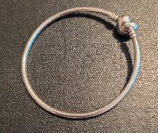 Authentic Stamped Pandora Sterling Silver 925 Charm Bracelet - Photo 5