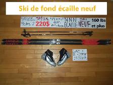Ensembles de ski de fond écaille SKI NEUF 200 205 cm
