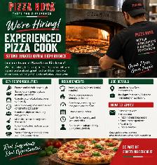 Experienced Pizza Cook, Stone Oven