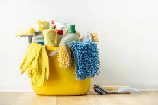 cleaning house