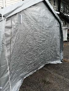 Toile abris gris - Photo 4