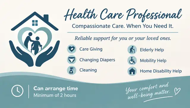 Do you need help for your elderly loved ones?