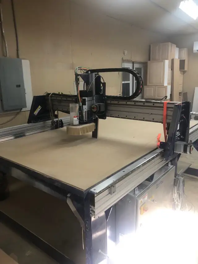 Used CNC Machine for woodworking and cabinets. Works well.