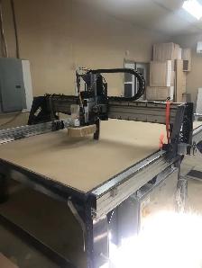 Used CNC Machine for woodworking and cabinets. Works well.