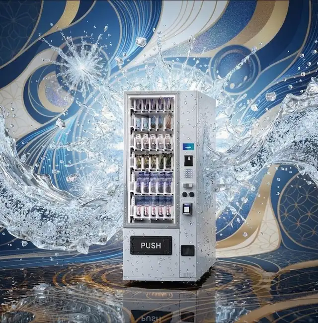 Brand New Combo Vending Machine Including Card Reader (240)