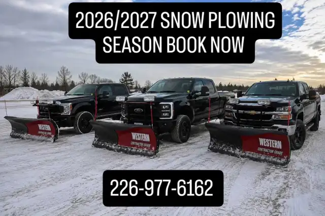 Residential and commercial snow plowing