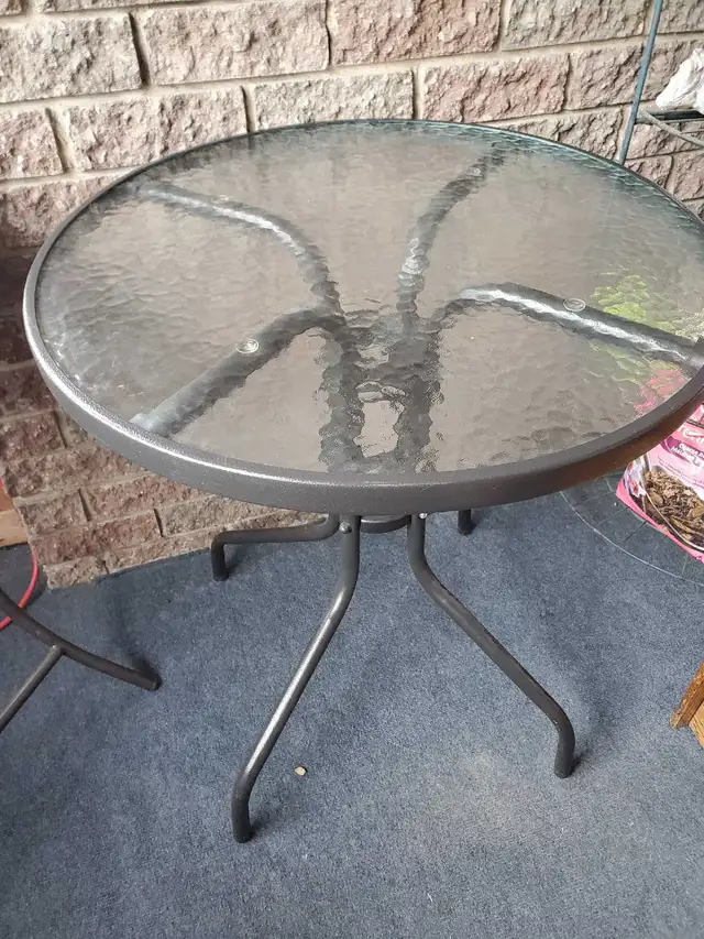 beautiful glass table