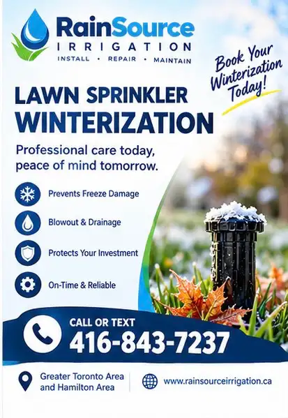 Lawn Sprinkler Winterization