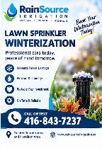 Lawn Sprinkler Winterization