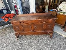Free delivery Antique Oak Sideboard Buffet