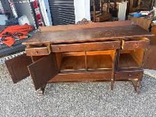 Free delivery Antique Oak Sideboard Buffet - Photo 9
