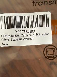 ONE NEW 5OFT. USB EXTENSION CABLEAS PICTURED - Photo 2
