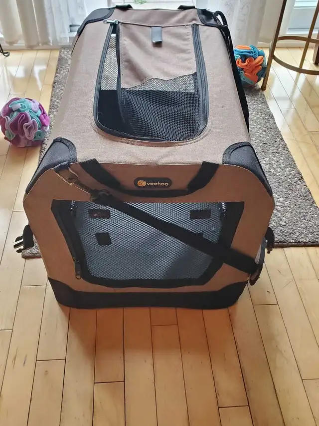 Veehoo collapsible dog crate