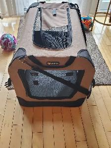 Veehoo collapsible dog crate