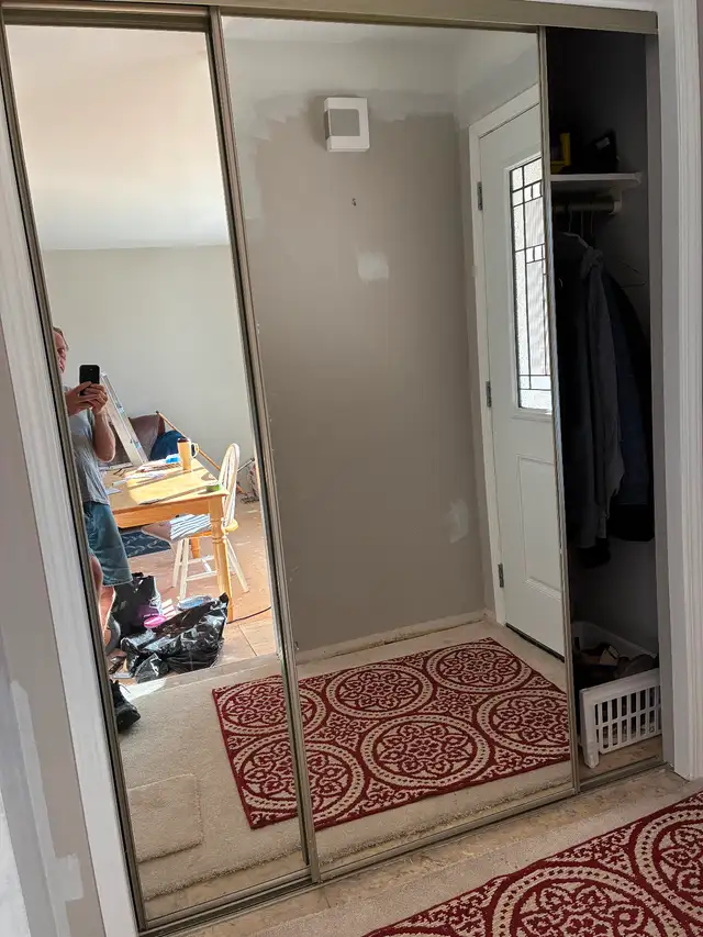 Free mirror bypass closet doors