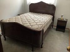Antique Sleigh Double Bed & Dresser - Photo 8