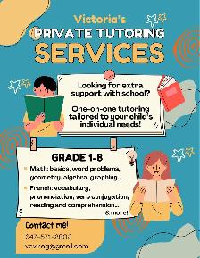 Math and French Tutoring