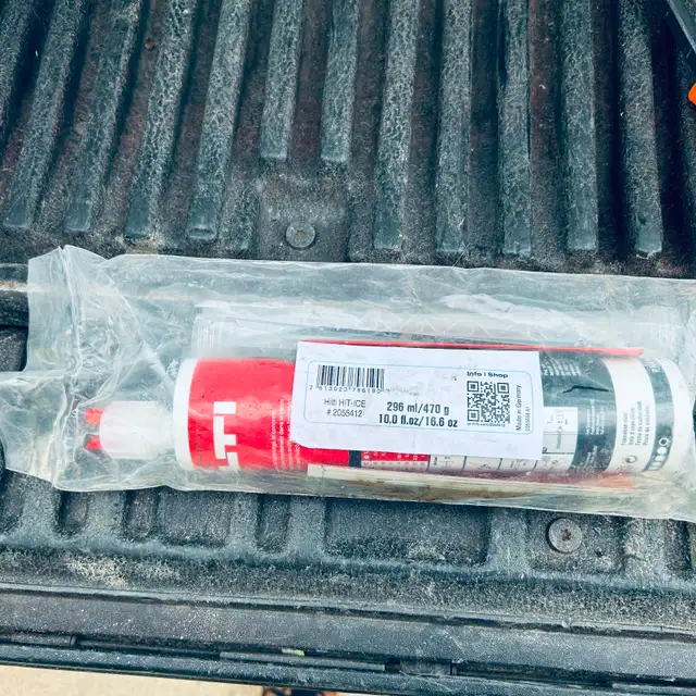 TUBES OF HILTI HIT-ICE 2055412AS PICTURED