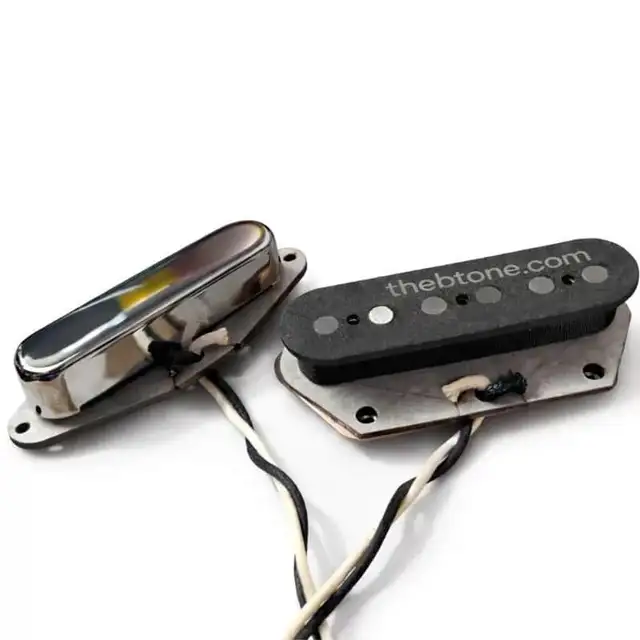 Tele Pickups - Hand-Wound B43T Juiced Hot Set (Neck   Bridge)
