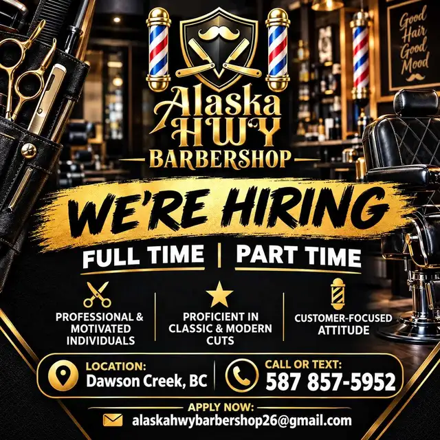 Barber WANTED in BC