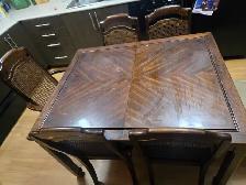 wooden table and chairs - Photo 4